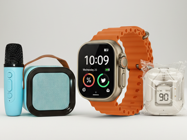 Box WF-19 Reloj + Parlante + Auriculares